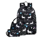 Back School Backpack School Girl Backpack Lunch Bag Set Back To School Backpack Bag Set