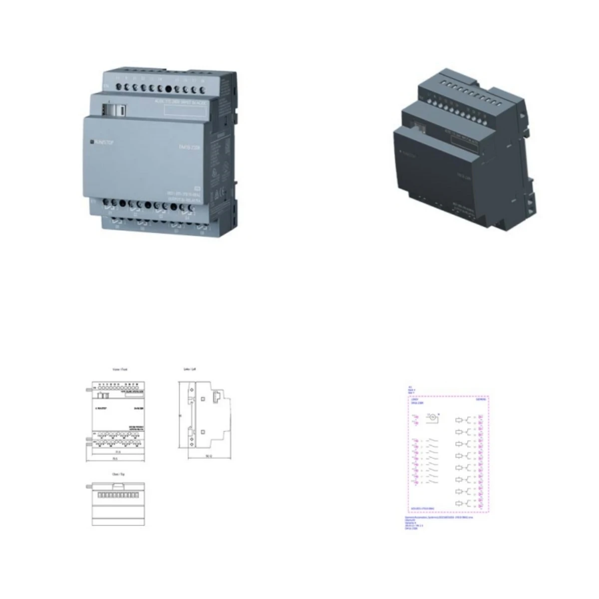 Logo Logic Module  6ED1052-2HB08-0BA1 24RCEO SV/E/A Programmable Logic Controller Components Siemens Plc System