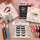 Eyelashes Eyelashes With Eyeliner Wholesale Private Label Lashes 3d Magnetic Eyelashes With Eyeliner