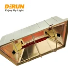 2700k Warm White 110V 220V 118MM Quartz Glass Tube R7s Base Halogen Infrared Heat Lamp 175w 250w HAL-HEATING