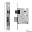 Lock Mortise 50*50 Door Lock Body Customization Smart Lock Body Steel Mortise Lock Body