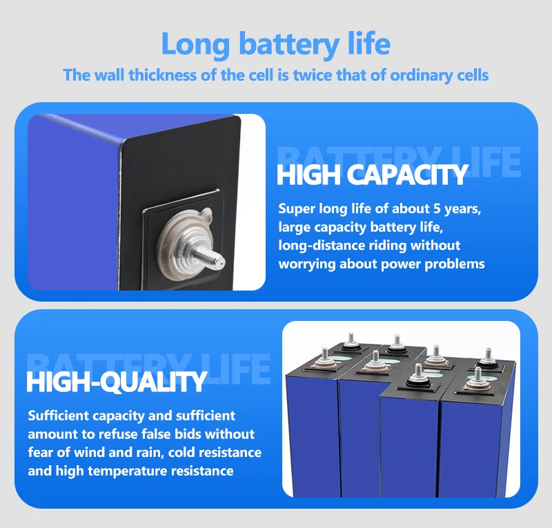 V Lifepo Battery Ah Ah Lishen Deep Cycle Primastic Cell Solar