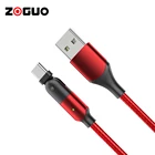 OEM Quality Aluminum 3A 2.0 USB Data Sync Charger 180 Rotation Cable Charging Cord