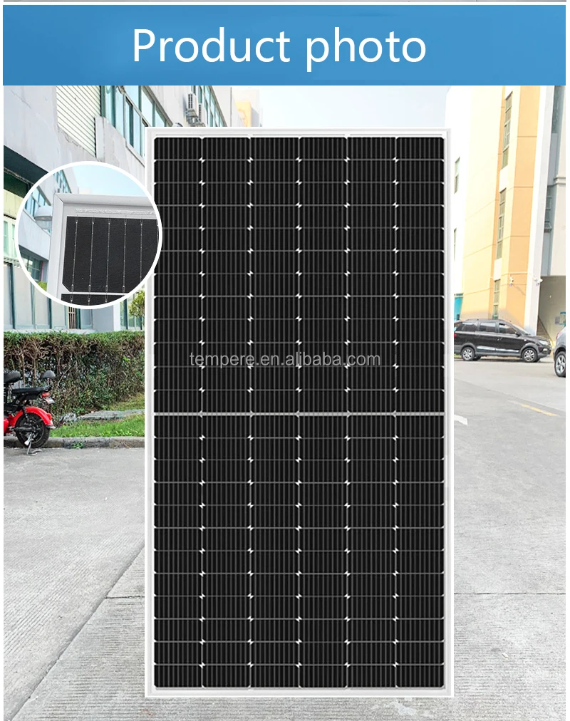 Roof Tile Solar Panel Panneaux Solaires 550w 500w Pannello Fotovoltaico