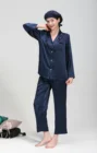Summer Silk 2021 Summer 22mm Customizable Solid Color 100% Silk Pajamas For Women's Adult Suit