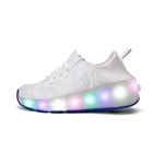 Shoes Boys Sneakers Colorful Led Luminous Socks Sport Run Sneakers Light Up Lightup Mens Lighted Kids Shoes