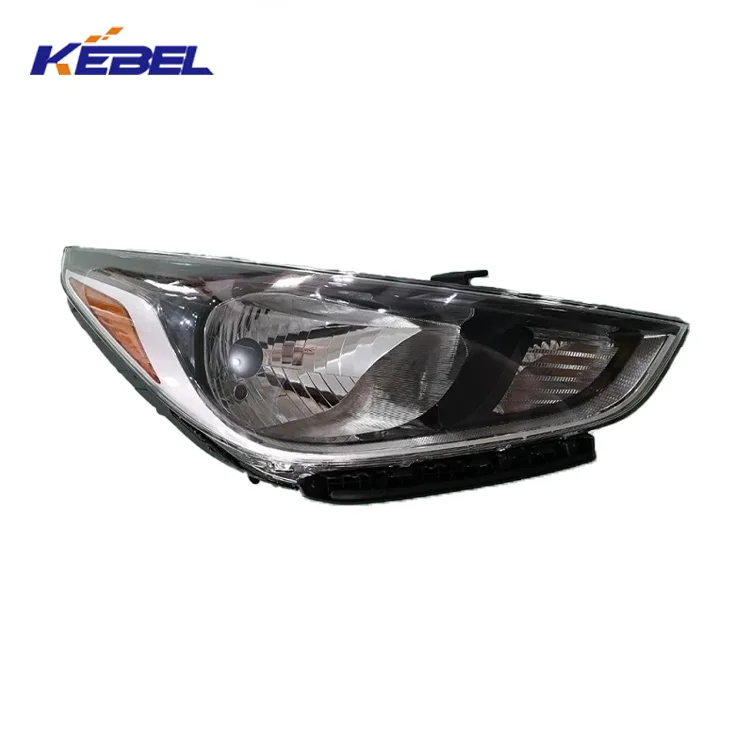 KEBEL Car Parts Yellow Head Lamp 92101-H6000 OEM 92102-H6000 Auto Light for Hyundai Accent 2017 manufacture