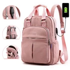 Bag Fashion Large Capacity Shoulder Bag With USB Charging Travel Backpack For Teenager And Women Girls Laptop Backpack