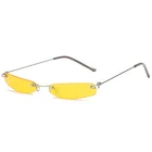 Thin Sunglasses Suppliers Multicolor Spot Wholesale Womens Spy Sunglasses Rectangular Thin Ocean Film Mens Clip On Sunglasses