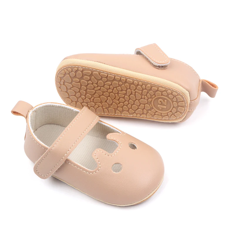 Spring and Autumn New Female Baby Shallow Mouth Hole Baotou Baby Soft Sole Walking Shoes supplier