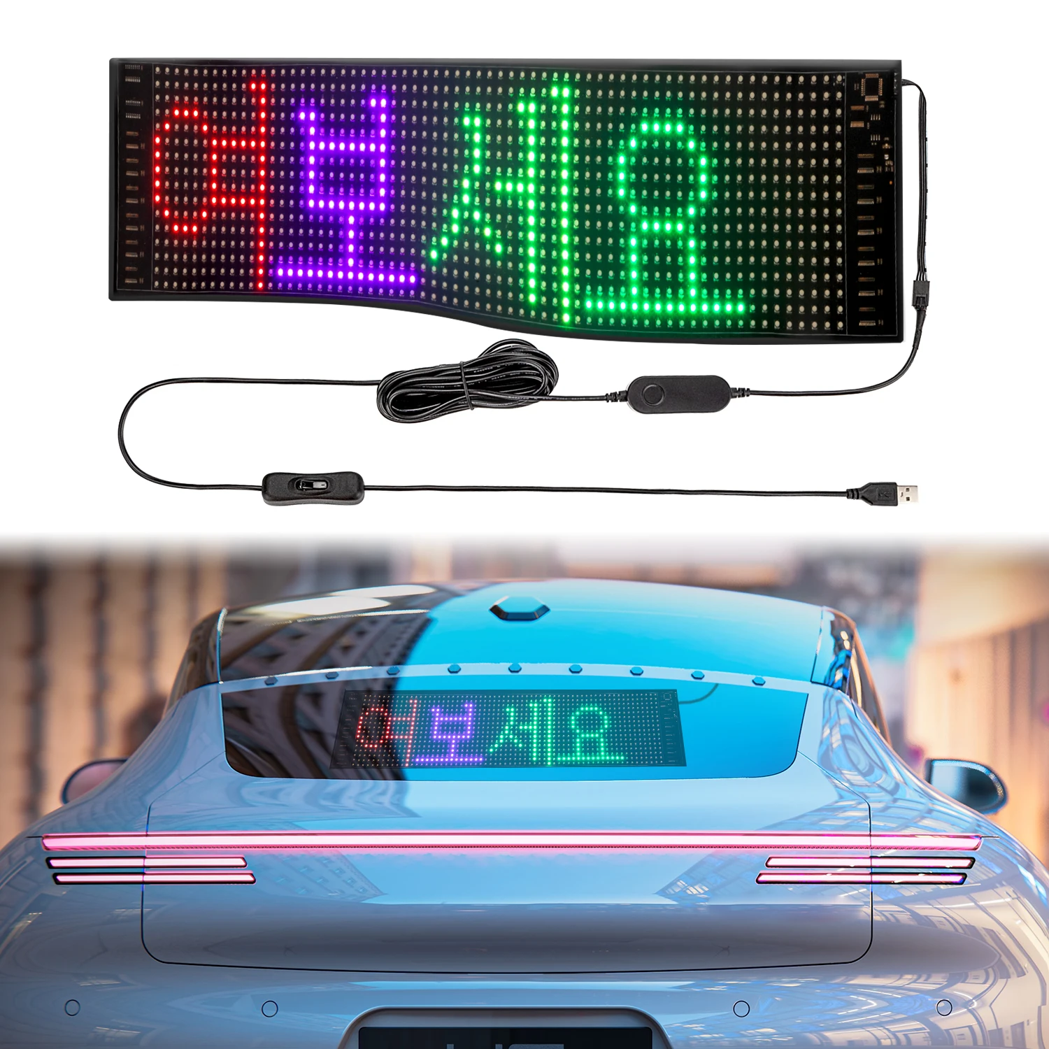 2023 Christmas Led Matrix Screen Sign Smart App Scrolling Message Board