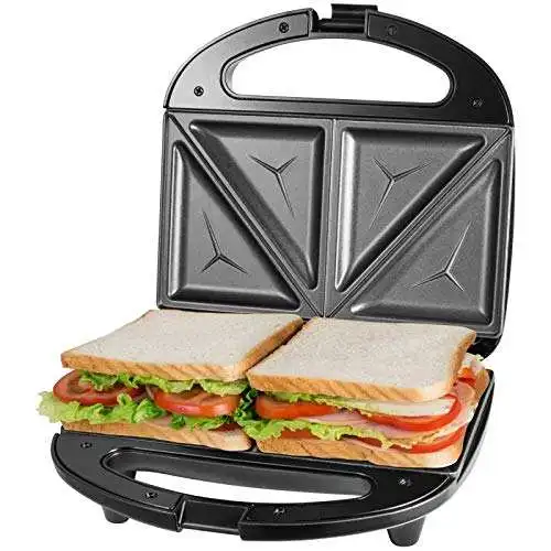 Hot Sale Waffle Maker Detachable Breakfast 6 in 1 Toaster Non Stick Sandwich Maker With Cool Touch Handle Sandwich Maker