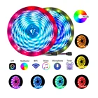 Rgb Led Strip Light Wifi Smart RGB 10M/32.81ft Portable Led Light Striping Controller Tmall Led Strip Light