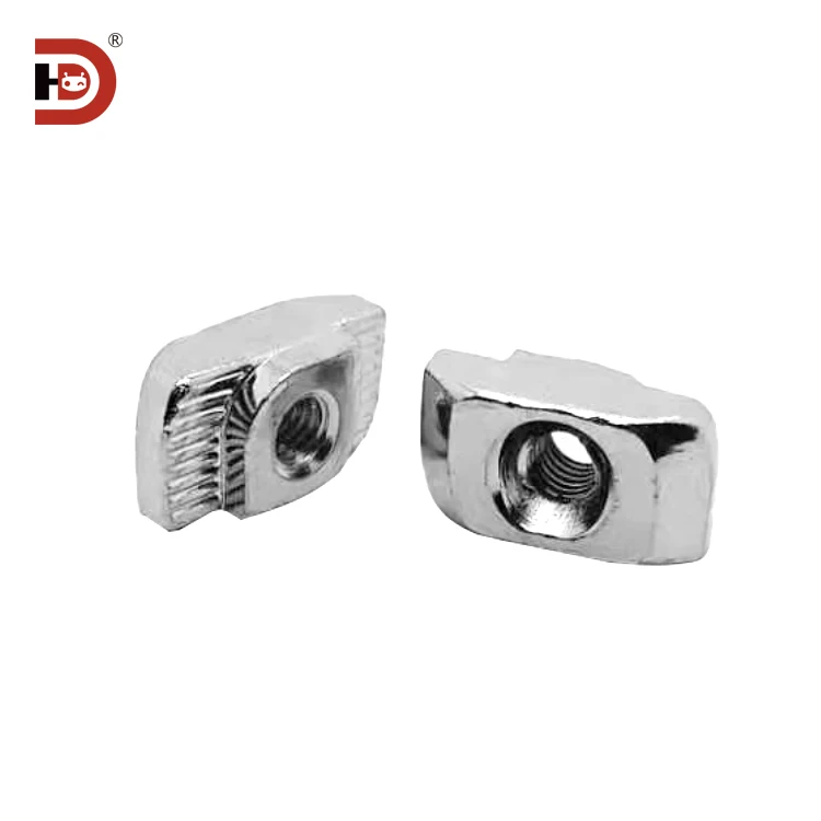 Aluminum Profile T-shaped Nut 20/30/40/45 M3-M4-M5-M6-M8 Hammer Boat Shaped Locking Component manufacture