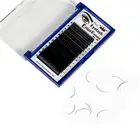 Hair Human Eyelash Mink Faux Faux Mink Hair 100% Human Hair Natural False Eyelash Extensions Black