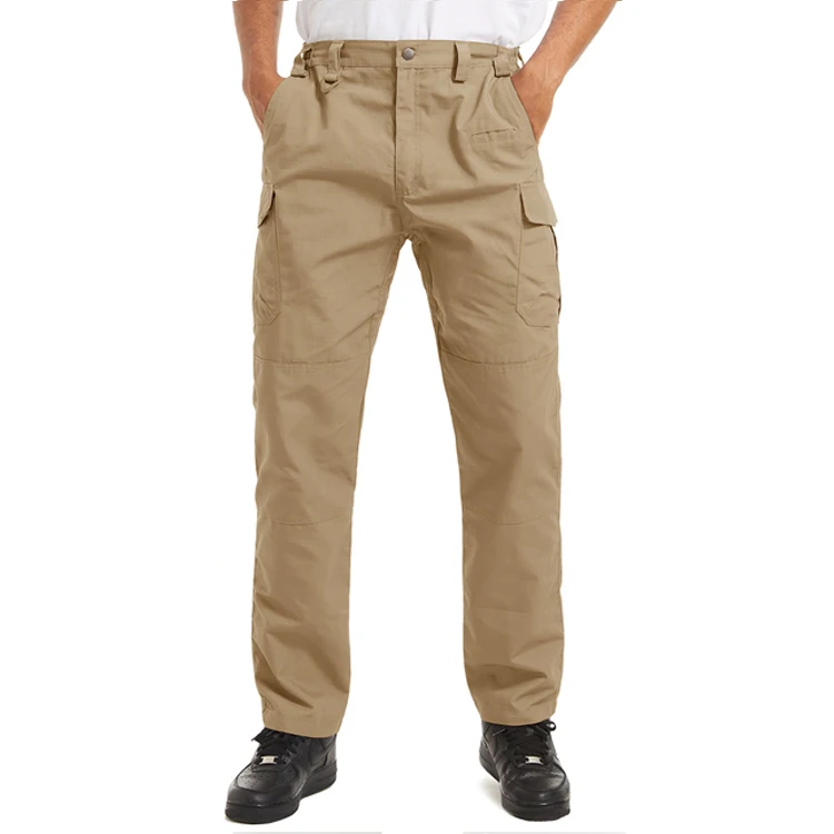 Custom Tactical Waterproof Cargo Pants Combat Ripstop, Breathable  Hiking Trousers Men,Wholesale Cargo Workwear Pants