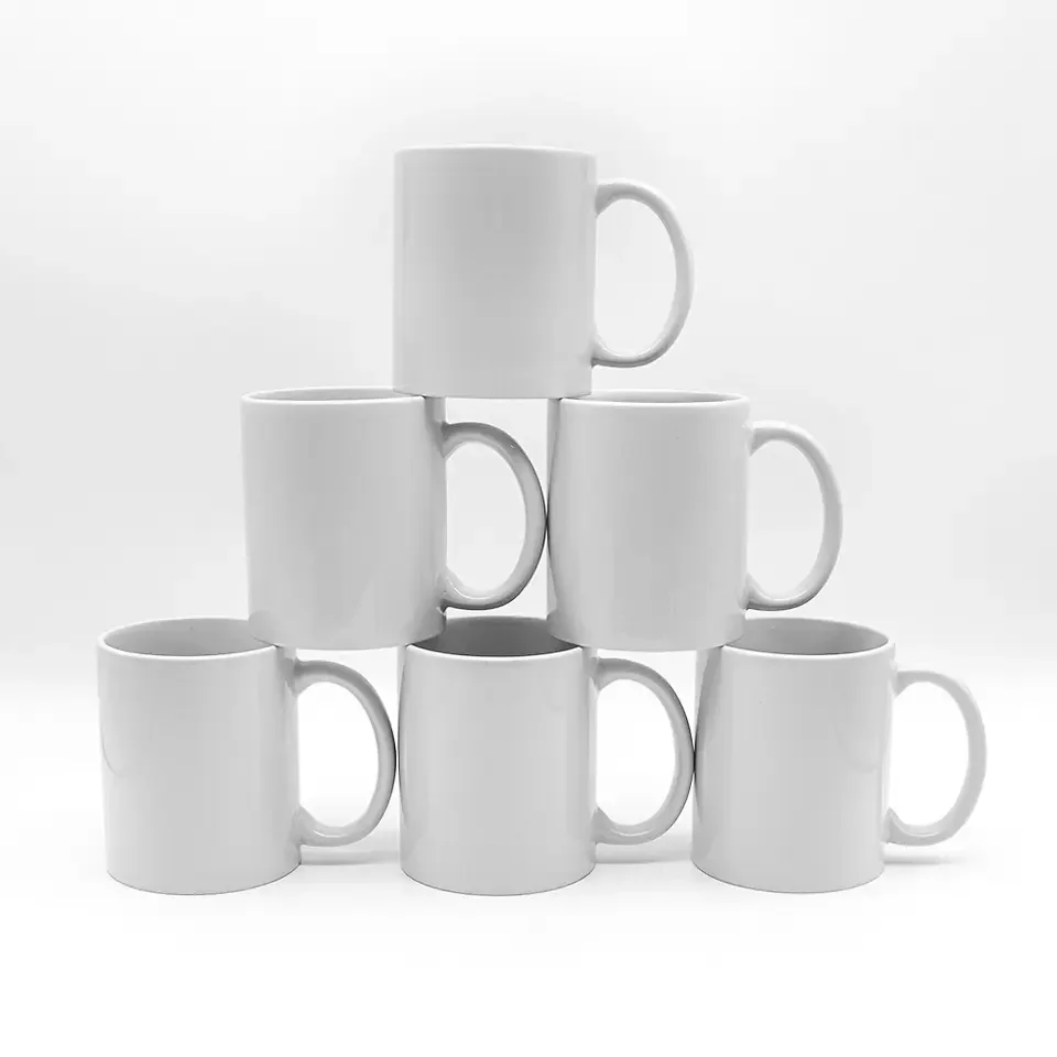 Wholesale  cheap price  mug Coffee Cup White Ceramic Coffee Mug Sublimation Blank mug