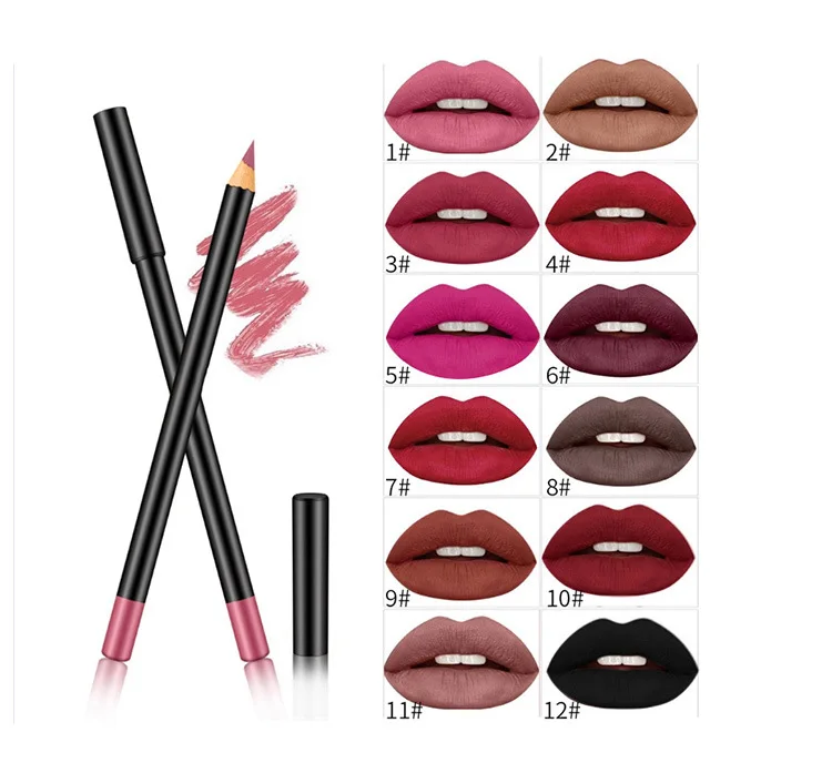 Luxury Nude Lip Gloss New Private Label Vegan Lip Liner And Lipstick