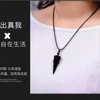 Long Necklacetrendy Worth Buying Long Men's And Women's Fashion Accessories Crystal Obsidian Pendant