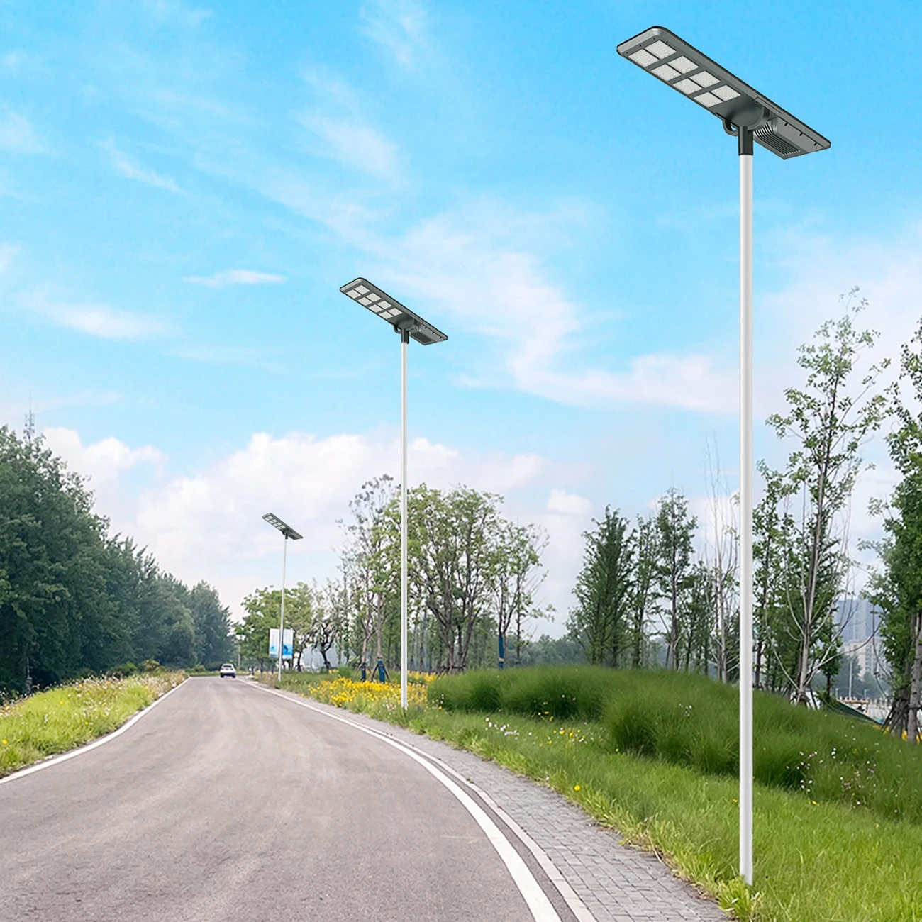 led太阳能路灯太阳能柱灯户外太阳能路灯2000w太阳能灯3000w