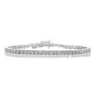 Sterling Silver Bracelet Silver Wholesale Sterling Silver Tennis Bracelet With Moissanite Diamond