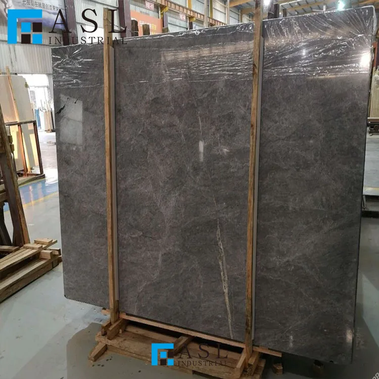 Italy Wyndham grey marble tile and slabs China naturlike atlantis ocean gray type marble of ziarat 24x24
