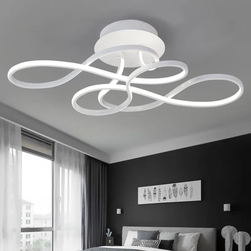 Simple Post-modern Home Creative Nordic New Bedroom Ceiling Lamp Living Room Lamp Led Ceiling Light