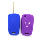 Key Shell Hot Sale Silicone Car Key Cover Protective Rubber Car Key Case Remote Key Shell Case