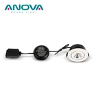 Spot Super Slim Low Profile Die-casting Aluminum Flicker Free IP44 CE ROHS Certified LED Recessed Downlight Spot