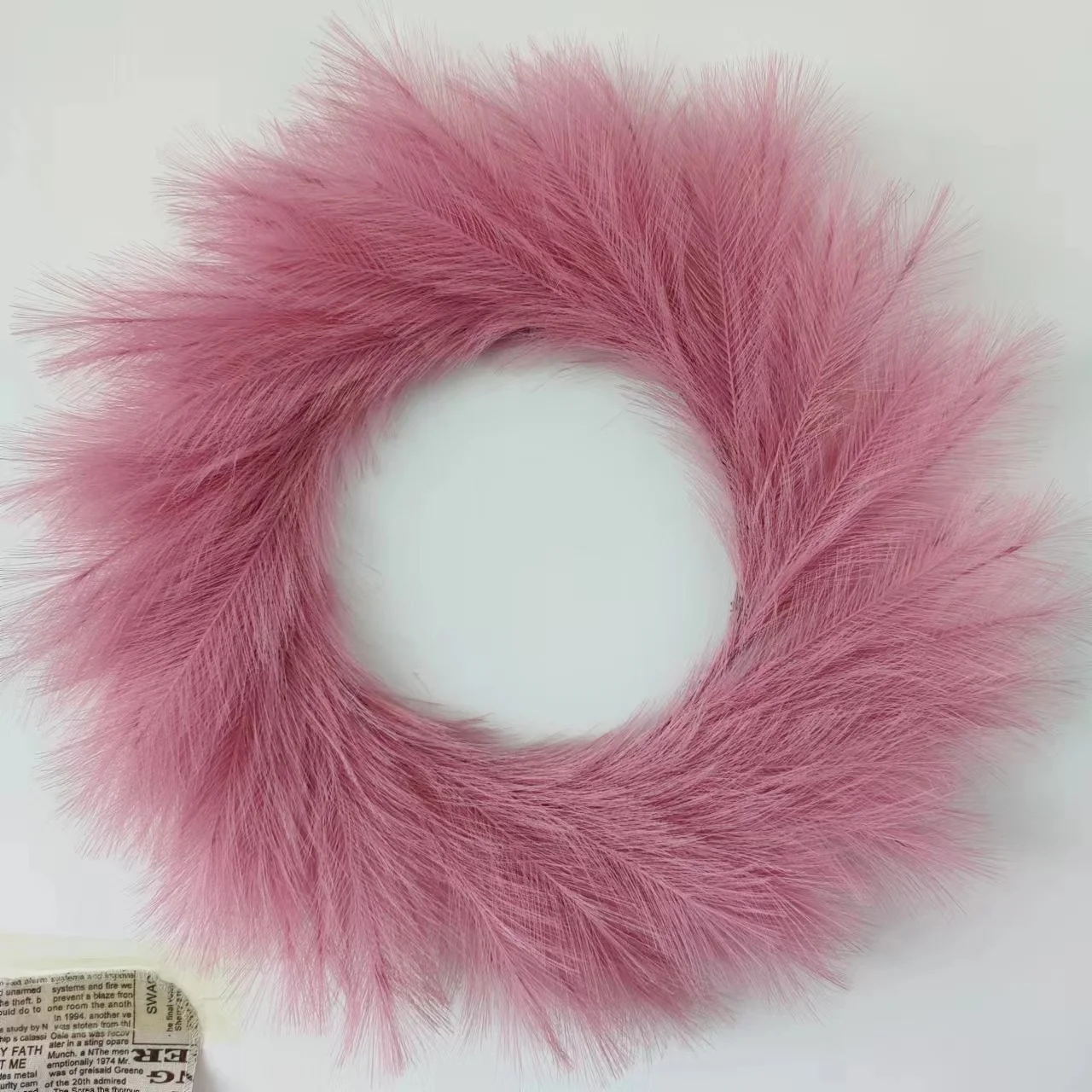 Pampas Wreath Faux Artificial Pampas Ring Boho Style Home Decoration