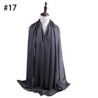 Chiffon Fashion Hot Women Bubble Chiffon Wrap Solid Color Girl Plain Hijab Chiffon Fashion