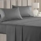 Bed Sheet Preshrunk Microfiber 1800TC 4 Piece Hotel Luxury Soft Premium Bed Sheet Set