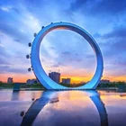 Round Guaranteed Quality Customized Garden Outdoor Decoration Round Sculpture
