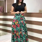 Dress Dresses Women Floral Dress Prom Evening Party Summer Beach Casual Maxi Long Oversized Dresses Women