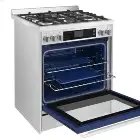 Oven Range Hot Sale Commercial Large Gas Cooker Multifunctional Black Stove Oven Integrated Range