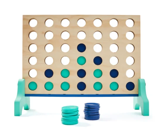 Wooden jumbo Connect 4 Game Four In a Row Garden Yard Game