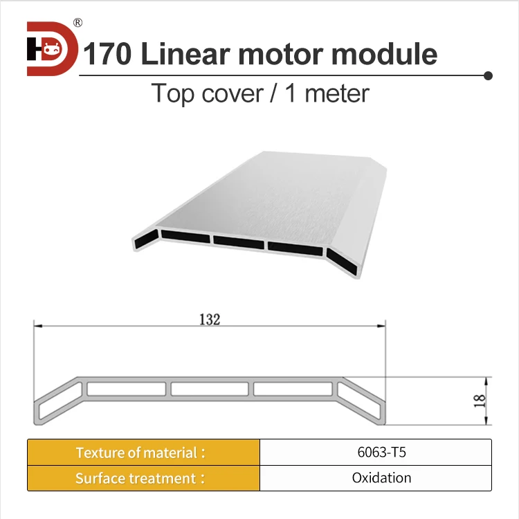 170 Linear Motor Module Aluminum Profile Linear Sliding Table Automatic Mechanical Motion Slider Guide Rail Customization supplier