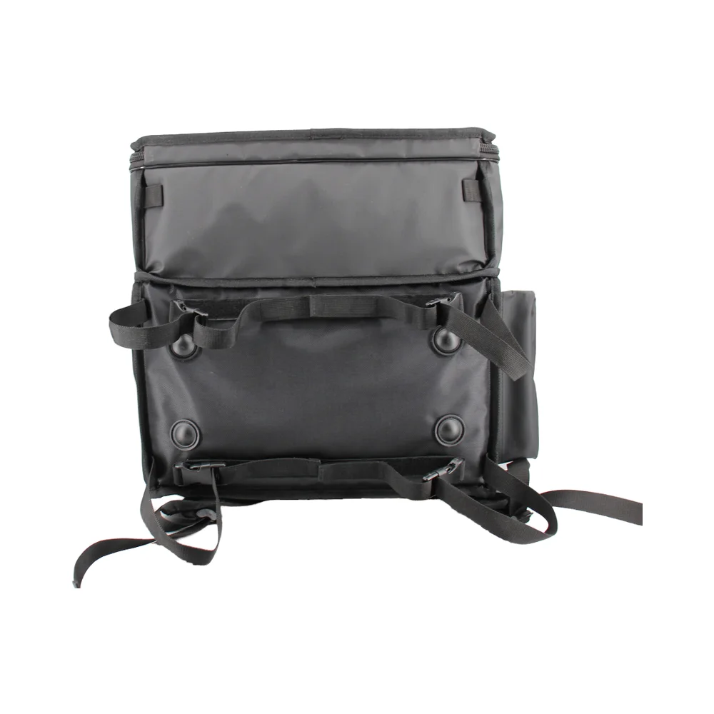 product custom large expandable insulated e bike food delivery bag reuseable black cooler backpack bag with customized logo-7