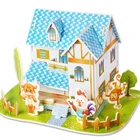 Diy Puzzle Toy Creative Children's DIY Puzzle Toy Foam Paper 3D Stereoscopic Puzzle Model 3D Puzzle Doll House