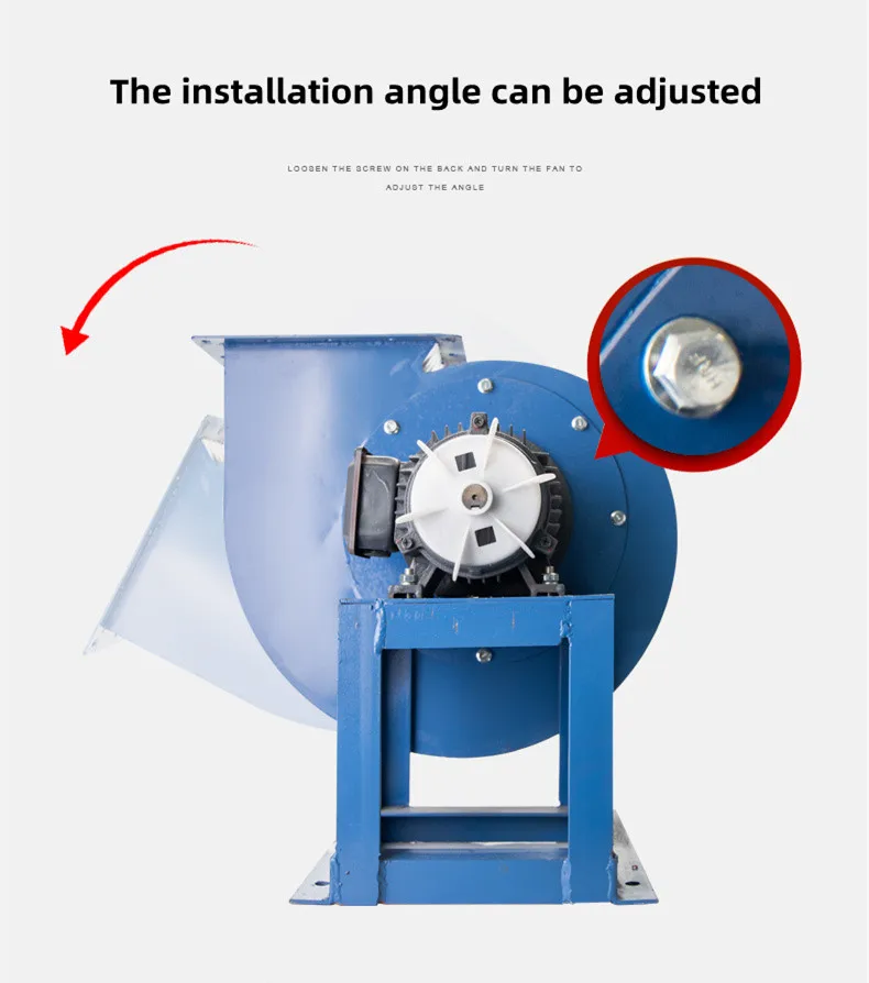 High Temperature Blower, 0.75kw, Centrifugal, 4-72 - detail 14