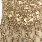 Bridal Bodice Applique Fashion Luxury Crystal Handmade Bridal Rhinestone Bodice Applique Patch WDP-171