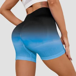 Best Selling Gradual Seamless Yoga Breathable Tight Yoga Sports Shorts Fitness Women Running Shorts