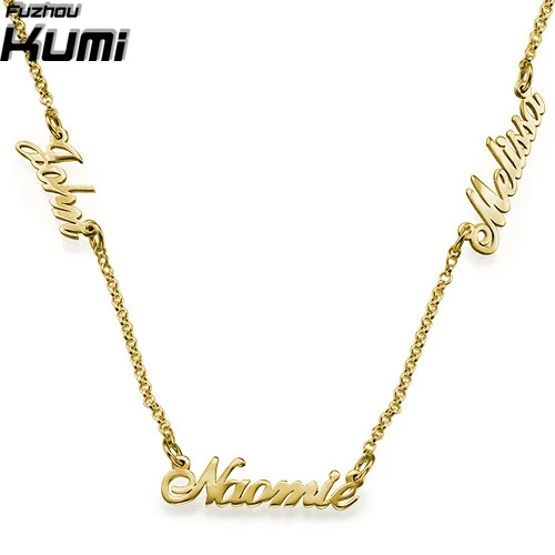 Gold Plating Multiple Three Names 