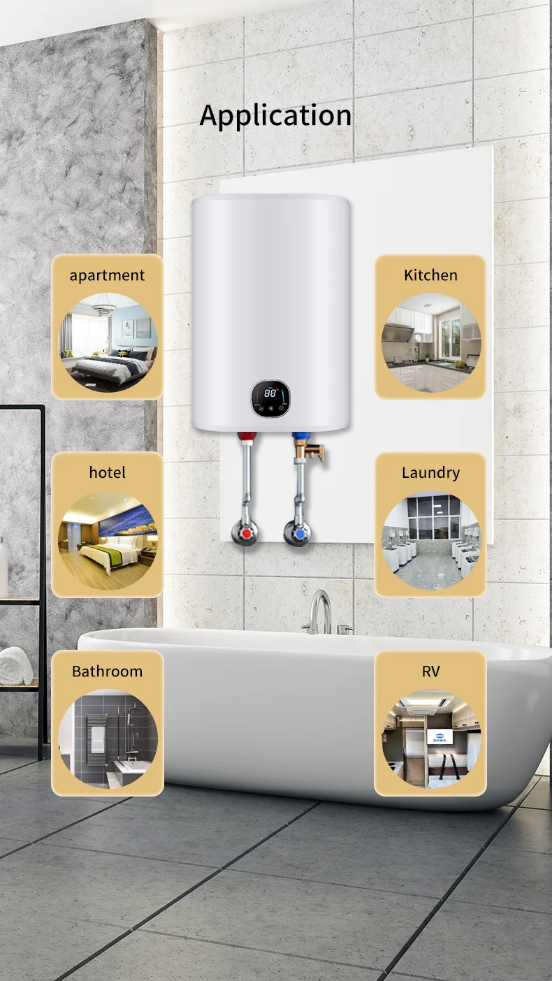 Bathroom Smart Control Panel, 30L-100L, Wall - detail 12