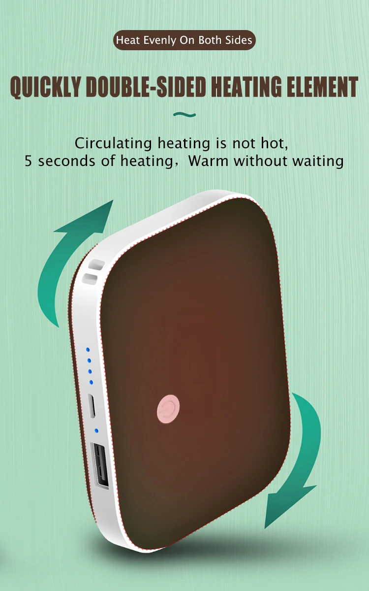 Hand Warmer, Portable, 10000mah, 5v, 2a - detail 6