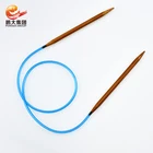 Needles Durable In Use Wholesale DIY Round Circular Wood Bamboo Knitting Needles Sets For Hand Knitting Yarn