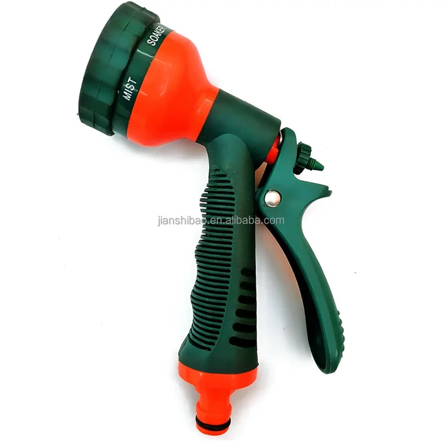 6 Functions Garden Tools Sprayer Gun Flower Pots Gates Kids Water Gun Sprayer Nozzle Plastic ABS  Sprayer