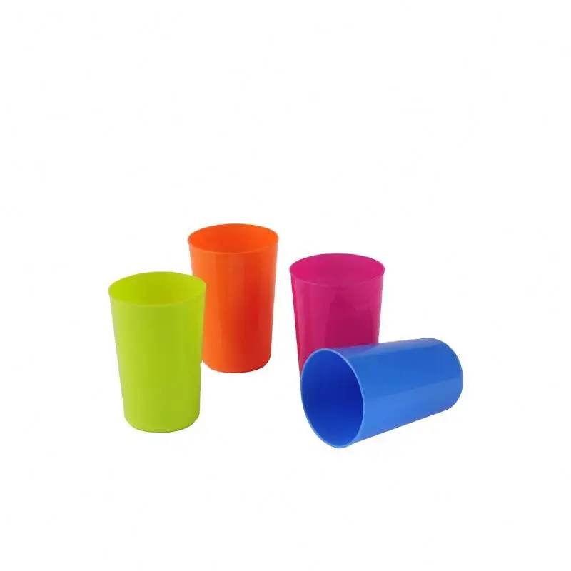 Wholesale Factory Price 400ml  Plastic Cup Reusable Plastic Juice Cup  for children