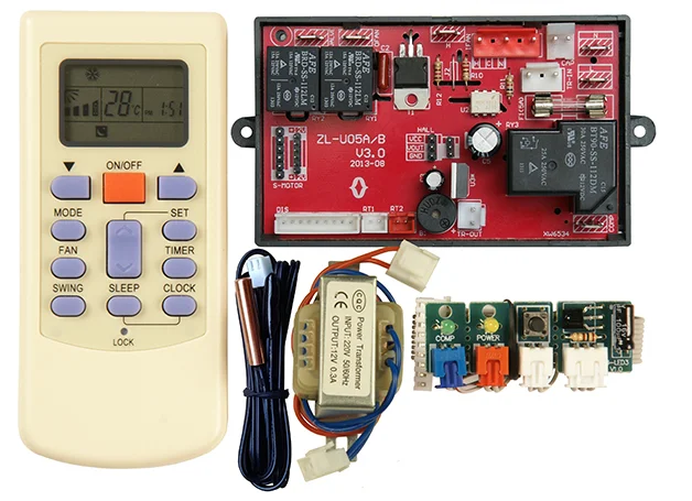 universal ac control board 3 speed universal air conditioner control board universal a/c control board for Split AC supplier