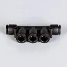 Male Male Fitting Male PK Plastic 5 Way Quick Connect Pneumatic Fittings